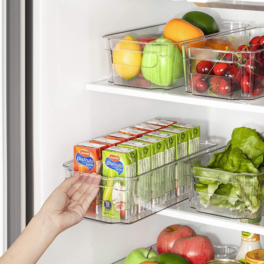 HOOJO Refrigerator Organizer Bins - 8pcs in qatar